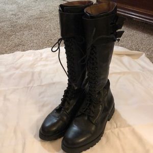 Full calf black boots